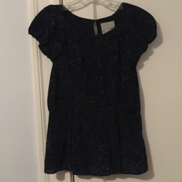 Maeve Silk Constellations Top - Picture 1 of 6